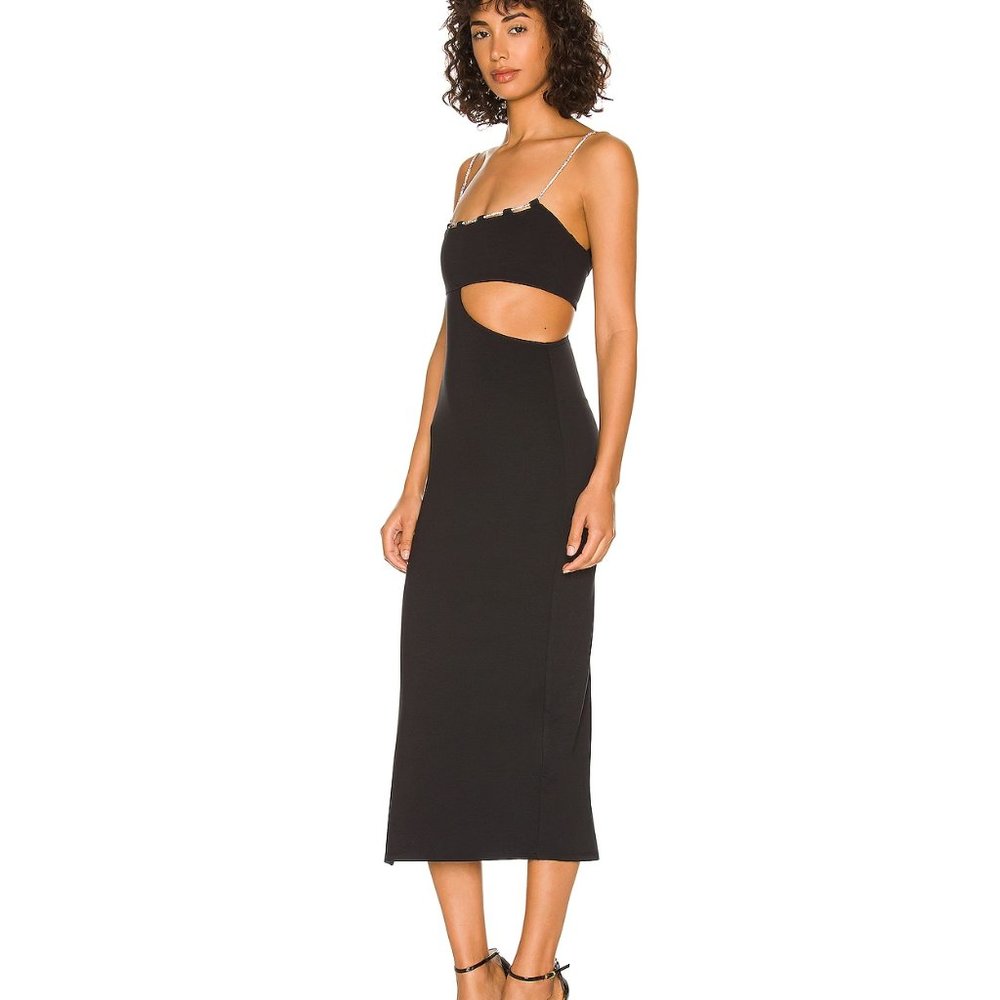 Lovers + Friends, Charlotte Midi Dress, Black, Size: XSMALL,  NWT/NEW